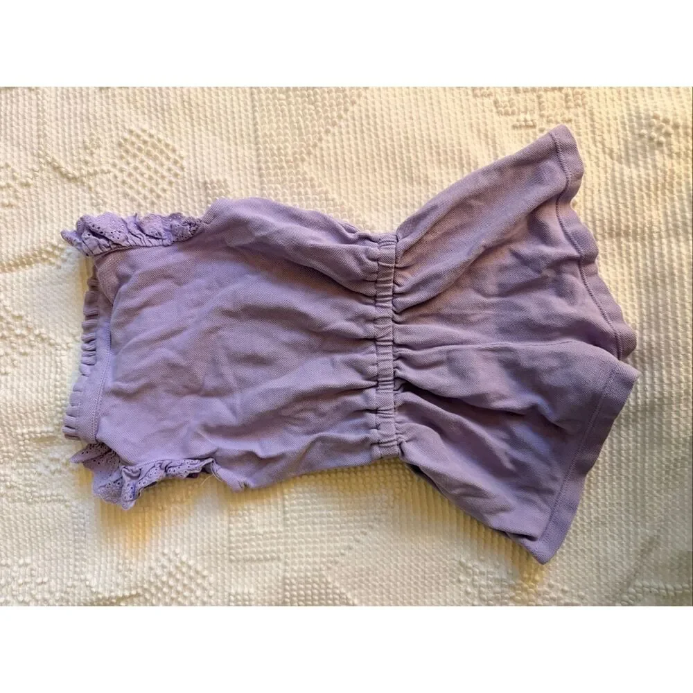 Ralph Lauren Baby Girl Romper 12M Lavender